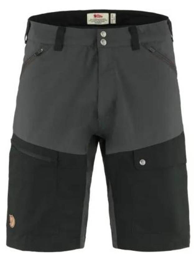 Men's Abisco Midsummer Shorts Dark Grey Black - FJALL RAVEN - BALAAN 2