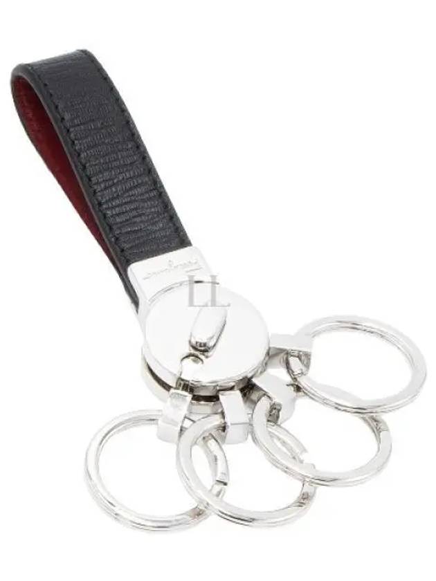 Gancini Key Ring Black - SALVATORE FERRAGAMO - BALAAN 2