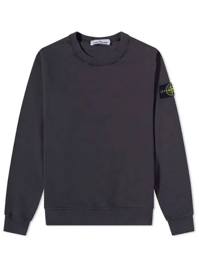 Wappen Patch Garment Dyed Sweatshirt Charcoal - STONE ISLAND - BALAAN 2