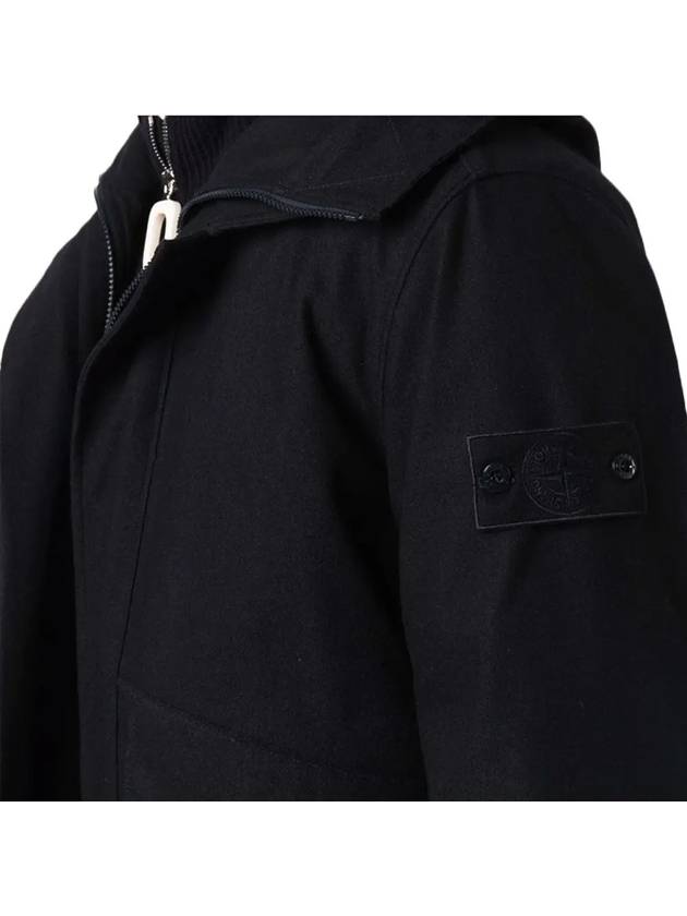 Men's Waffen Patch Ghost Piece Parka Navy - STONE ISLAND - BALAAN 5