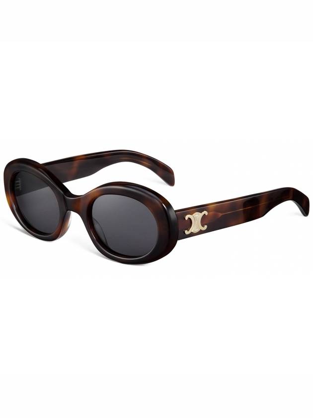 Eyewear Triomphe 01 Acetate Sunglasses Blonde Havana - CELINE - BALAAN 3