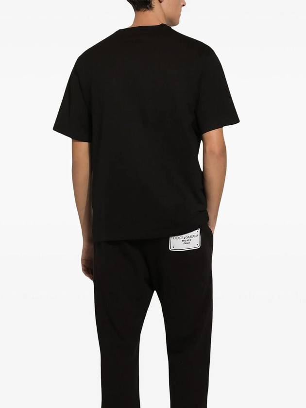 Logo short sleeve t shirt black - DOLCE&GABBANA - BALAAN 4