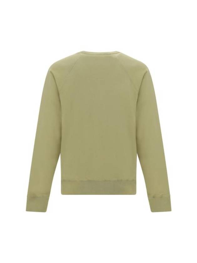 Bold Fox Head Patch Oversized Sweatshirt Green - MAISON KITSUNE - BALAAN 3