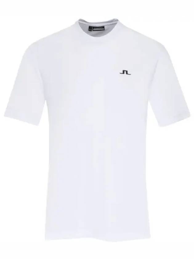 Ade Logo Print Short Sleeve T-Shirt White - J.LINDEBERG - BALAAN 2