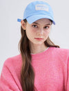 Y2K LOGO PATCH BALL CAP SKY BLUE - MACNI - BALAAN 3