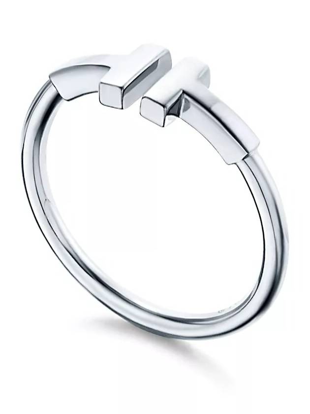 Tiffany T wire ring white gold 33863942 - TIFFANY & CO. - BALAAN 2