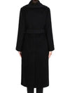 Women's Loriana Wool Single Coat Black - MAX MARA - BALAAN 3