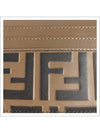 FF Logo Pattern Card Wallet Brown - FENDI - BALAAN 5