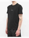 Tricromia Three Print Cotton Jersey T-Shirt Black - STONE ISLAND - BALAAN 4