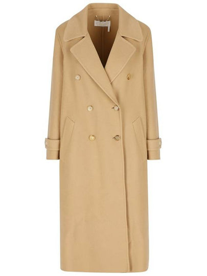 23 fw Wool Cashmere Double-breasted Coat CHC23WMA13071 278 B0230947589 - CHLOE - BALAAN 2