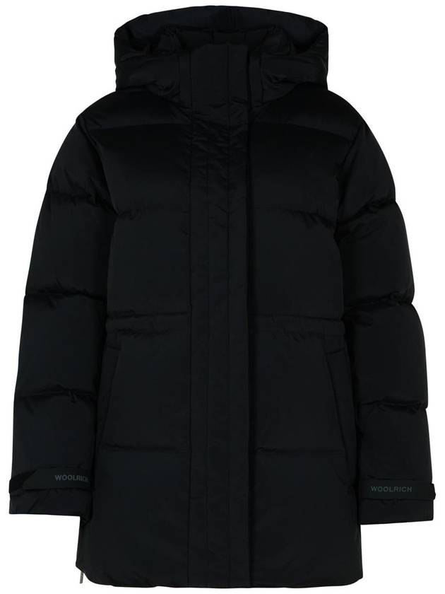 Woolrich 'Alsea' Black Polyamide Down Jacket - WOOLRICH - BALAAN 1