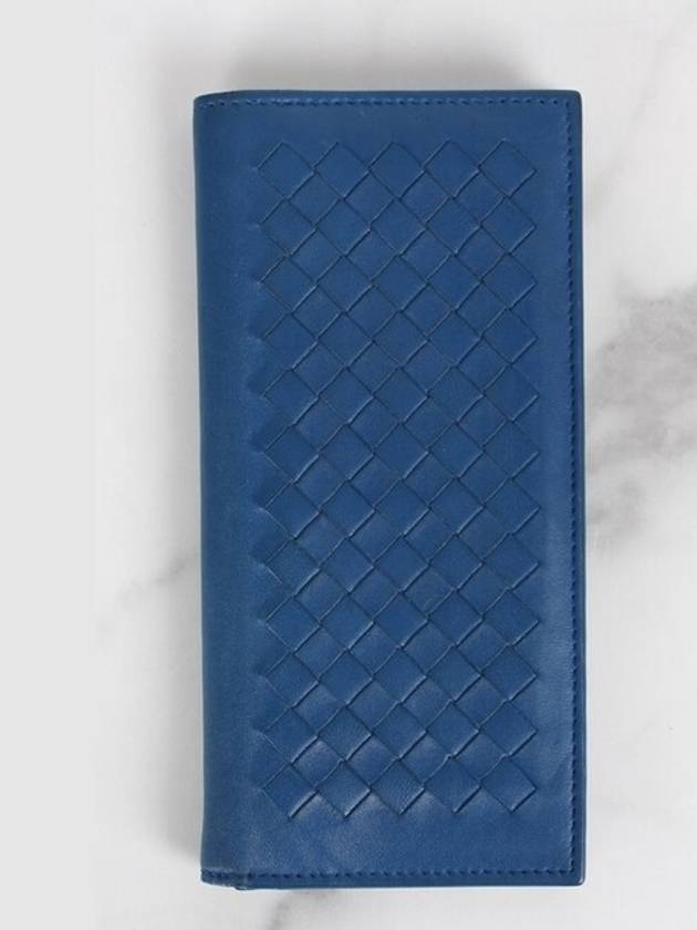 Intrecciato long wallet blue - BOTTEGA VENETA - BALAAN 3