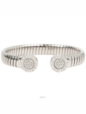 Tubogas bracelet steel diamond 74212 - BVLGARI - BALAAN 1