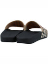 Check Furley Slippers Beige - BURBERRY - BALAAN 6