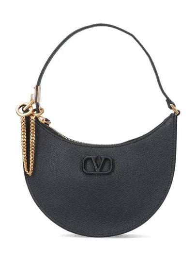 V Logo Signature Small Shoulder Bag Black - VALENTINO - BALAAN 2