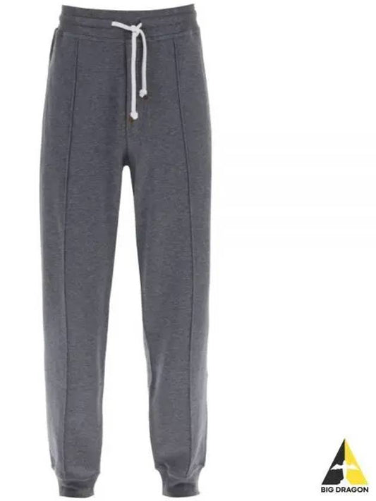 Men's Zipper Pocket Track Pants Grey - BRUNELLO CUCINELLI - BALAAN 2
