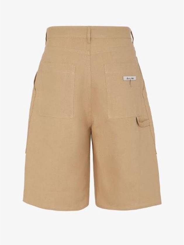 Bermuda Shorts Beige - FENDI - BALAAN 3