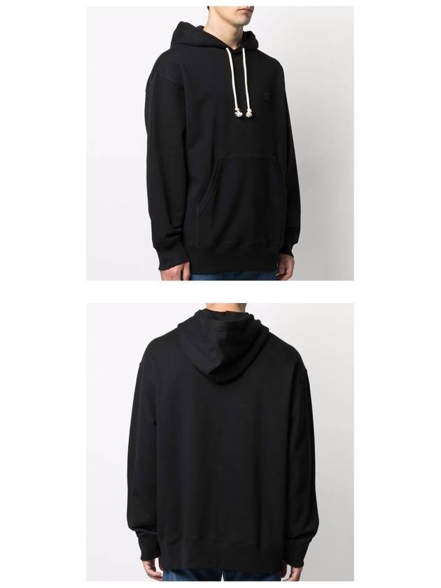 Farrin Face Oversized Hoodie Black - ACNE STUDIOS - BALAAN 6