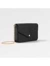 Felicie Pochette Shoulder Bag Black - LOUIS VUITTON - BALAAN 3