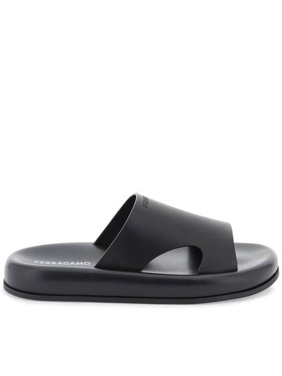 SS24 cut-out leather slide 772060 - SALVATORE FERRAGAMO - BALAAN 2