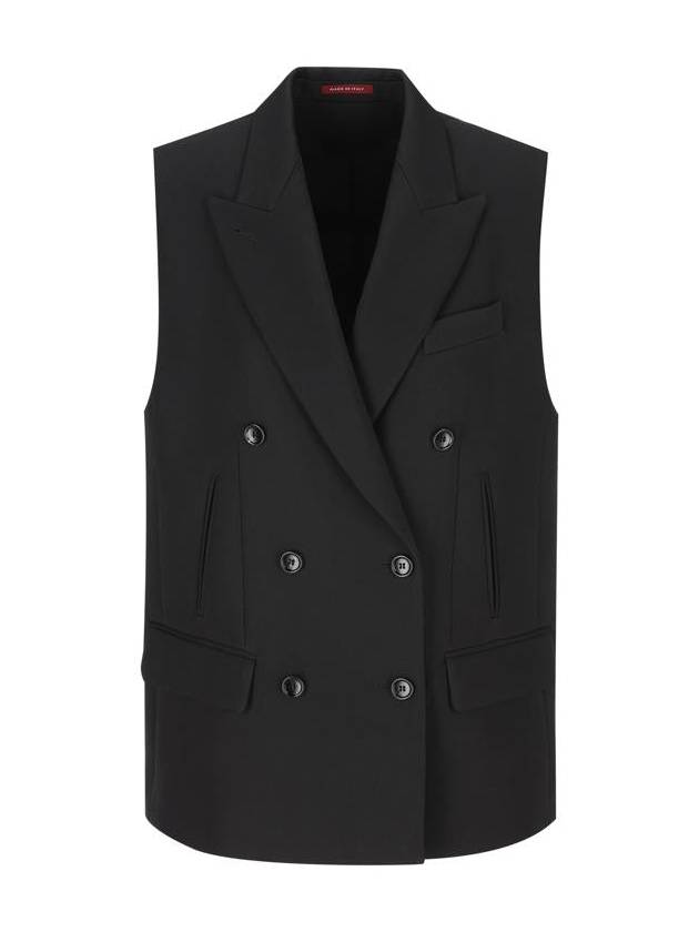 Web Wool Vest Black - GUCCI - BALAAN 2