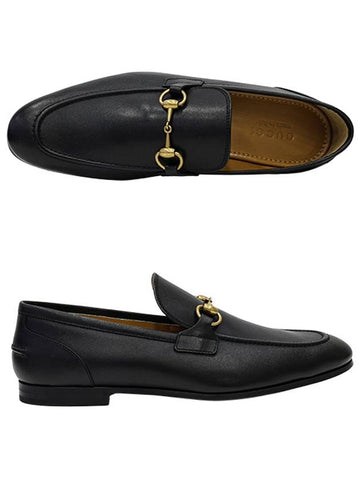 Jordan Horsebit Loafers Black 406994 BLM00 1000 - GUCCI - BALAAN 1