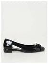 Vara Bow Jelly Ballet Flat Black - SALVATORE FERRAGAMO - BALAAN 2