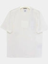 Metropolis Series Mercerized Jersey Logo Badge Short Sleeve T-Shirt White - CP COMPANY - BALAAN 4