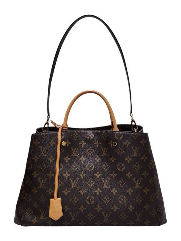 M41067 Monogram Canvas Montaigne GM Tote Bag Strap - LOUIS VUITTON - BALAAN 4