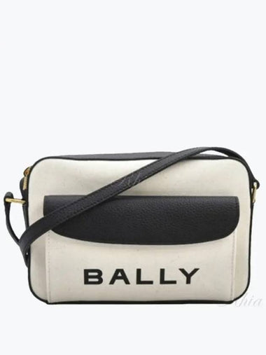 Bar Daniel Logo Print Crossbody Bag I182O - BALLY - BALAAN 1