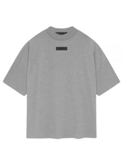 Essential Spring Tab Crew Neck Short Sleeve T-Shirt Dark Heather Oatmeal - FEAR OF GOD ESSENTIALS - BALAAN 2