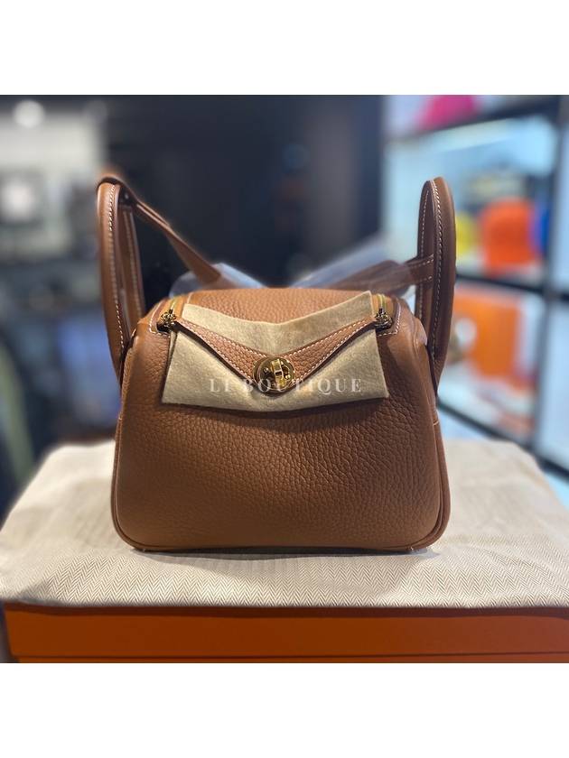 Lindy Mini Bag Brown - HERMES - BALAAN 6