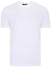 24SS UMM0478 WHITE KNT Basic White Short Sleeve Tee - KITON - BALAAN 1