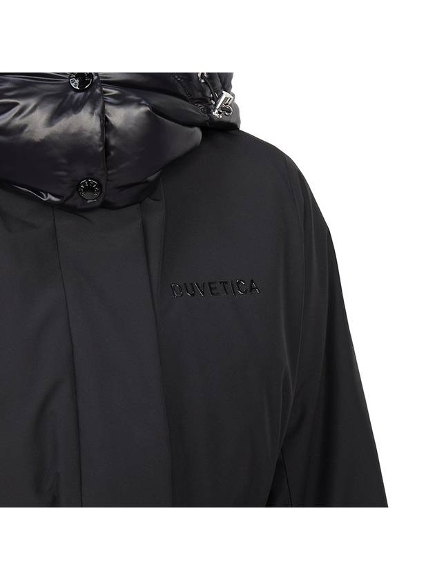 Dipeo Down Hooded Jacket Black - DUVETICA - BALAAN 10