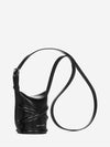 Curve Small Bucket Bag Black - ALEXANDER MCQUEEN - BALAAN 4