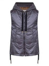 Greengo Zipper Padded Vest Grey - MAX MARA - BALAAN 2