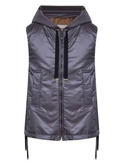 Greengo Zipper Padded Vest Grey - MAX MARA - BALAAN 2