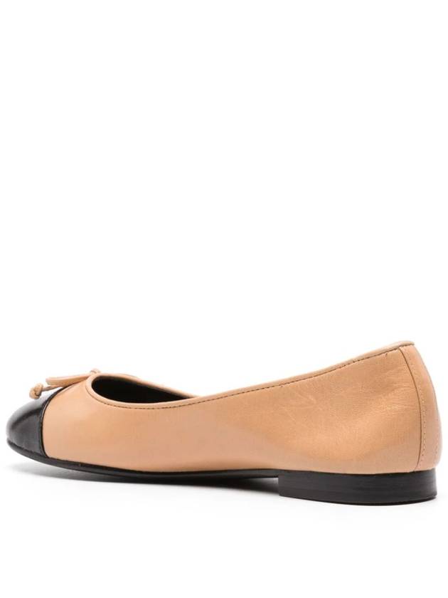 Women's Cap Toe Ballerina Beige - TORY BURCH - BALAAN 4