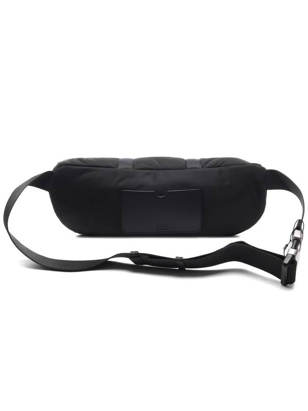 Friend Of Heart Belt Bag Black - AMI - BALAAN 5