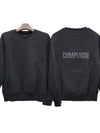 Embroidered Logo Crew Neck Sweatshirt Black - JUUN.J - BALAAN 2