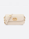 30 Montaigne Avenue Calfskin Shoulder Bag Dusty Ivory - DIOR - BALAAN 2