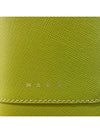 Saffiano Logo Half Wallet Green - MARNI - BALAAN 5