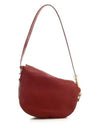 Small Knight Leather Shoulder Bag Red - BURBERRY - BALAAN 4