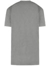 Hanori Logo Print Short Sleeve T-Shirt Grey - ISABEL MARANT - BALAAN 3