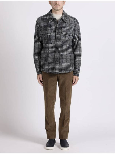 Made In Italy Wool Check Inner Padded Outer Shirt F ICJK51 - PANICALE - BALAAN 2