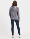 Women'S Waffle Stitch Merino Wool Hoodie Grey - G/FORE - BALAAN 5