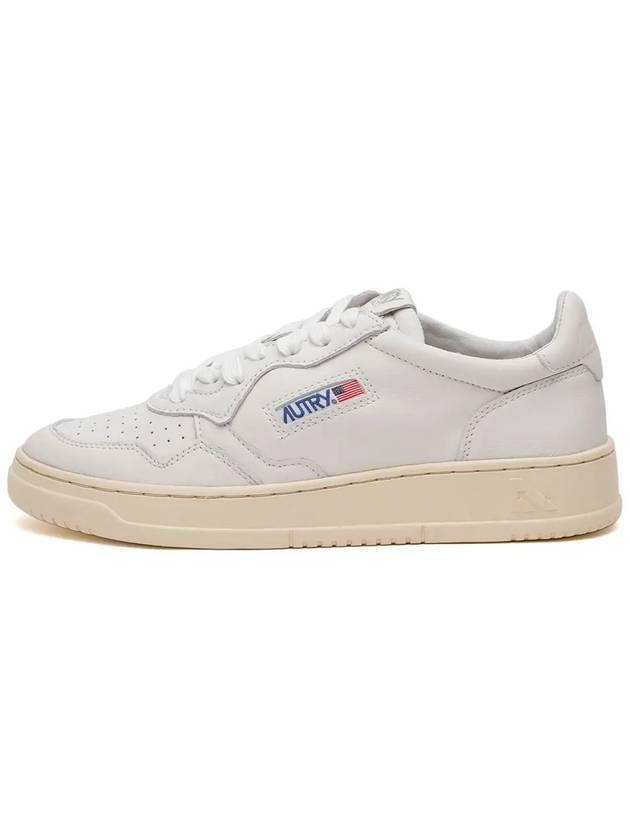 Medalist Goatskin Low Top Sneakers White - AUTRY - BALAAN 3