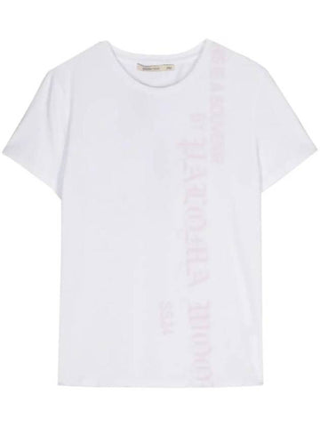 Gothi digital print short sleeve t shirt white - PALOMA WOOL - BALAAN 1