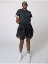 AW31PS06 Sheer Stripe G ShortsBlack - ATHPLATFORM - BALAAN 5