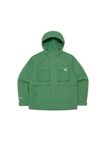 KODAK Apparel Essential Lined Hooded Jacket GREEN - KODO - BALAAN 1